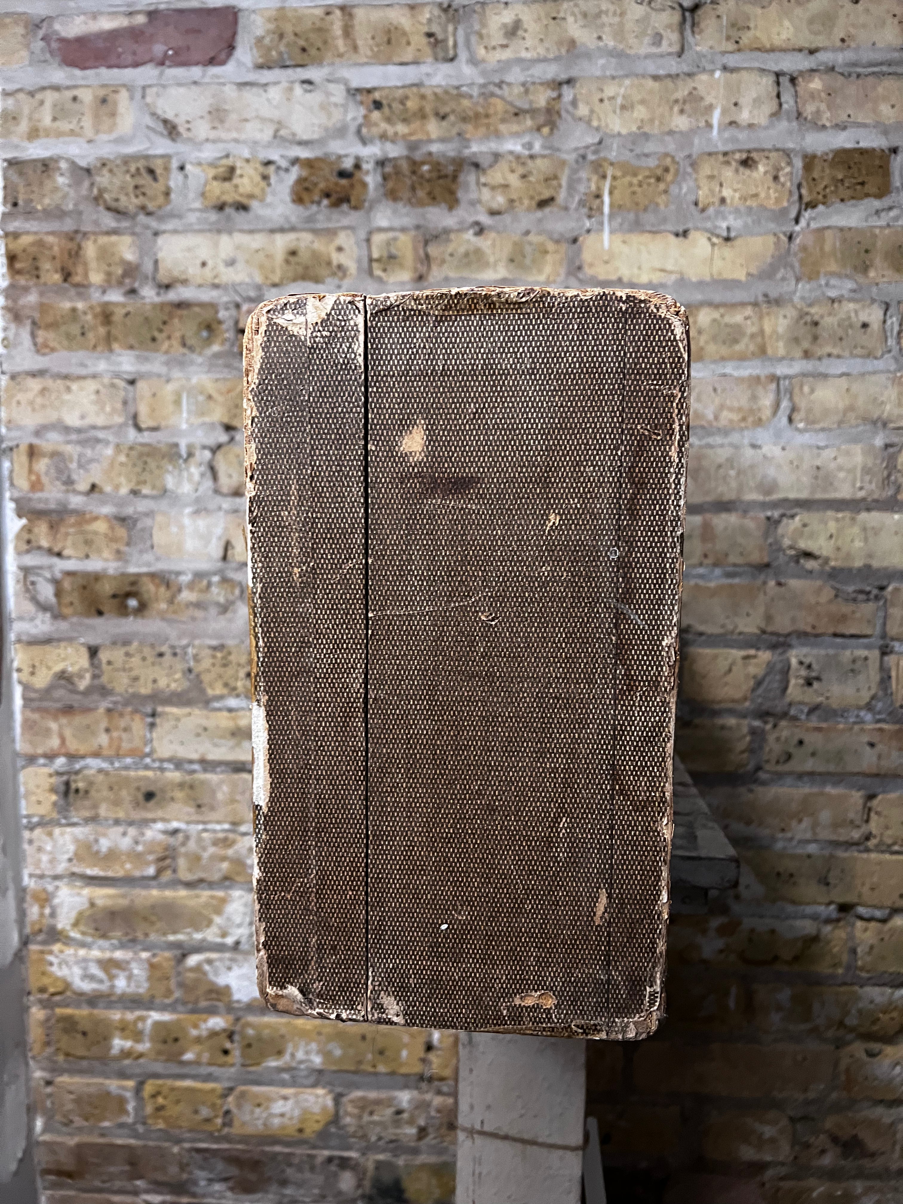 Vintage Tan Suitcase