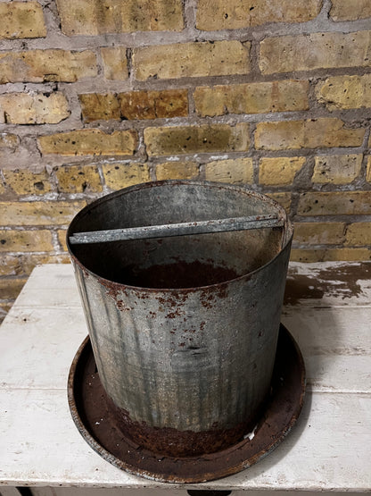Galvanized Chicken Feeder