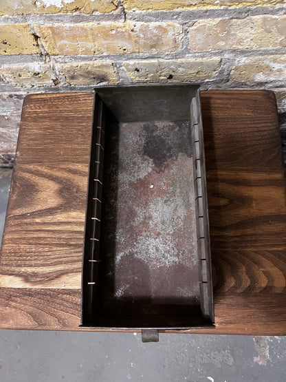 Vintage Metal Industrial Filing Cabinet Drawer