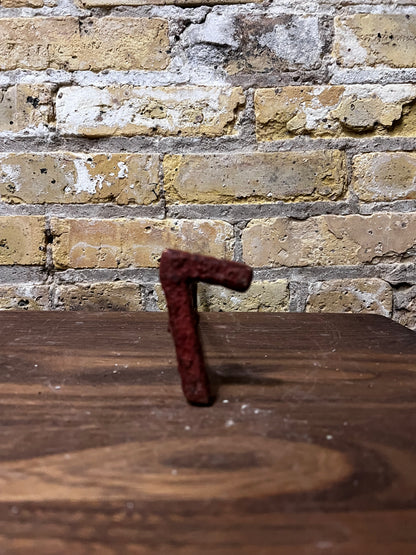 Antique Number 7 Branding Iron