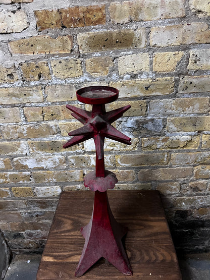 iron candle holder