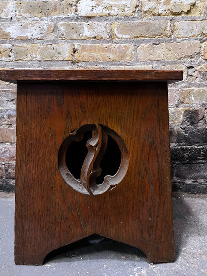 wooden side table
