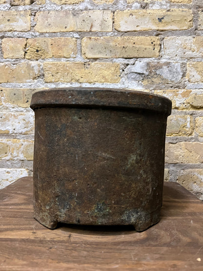 Antique Iron Grain Pot