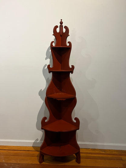 Wooden Corner Shelf