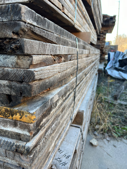 1x8 grey / brown Barnwood used Lumber