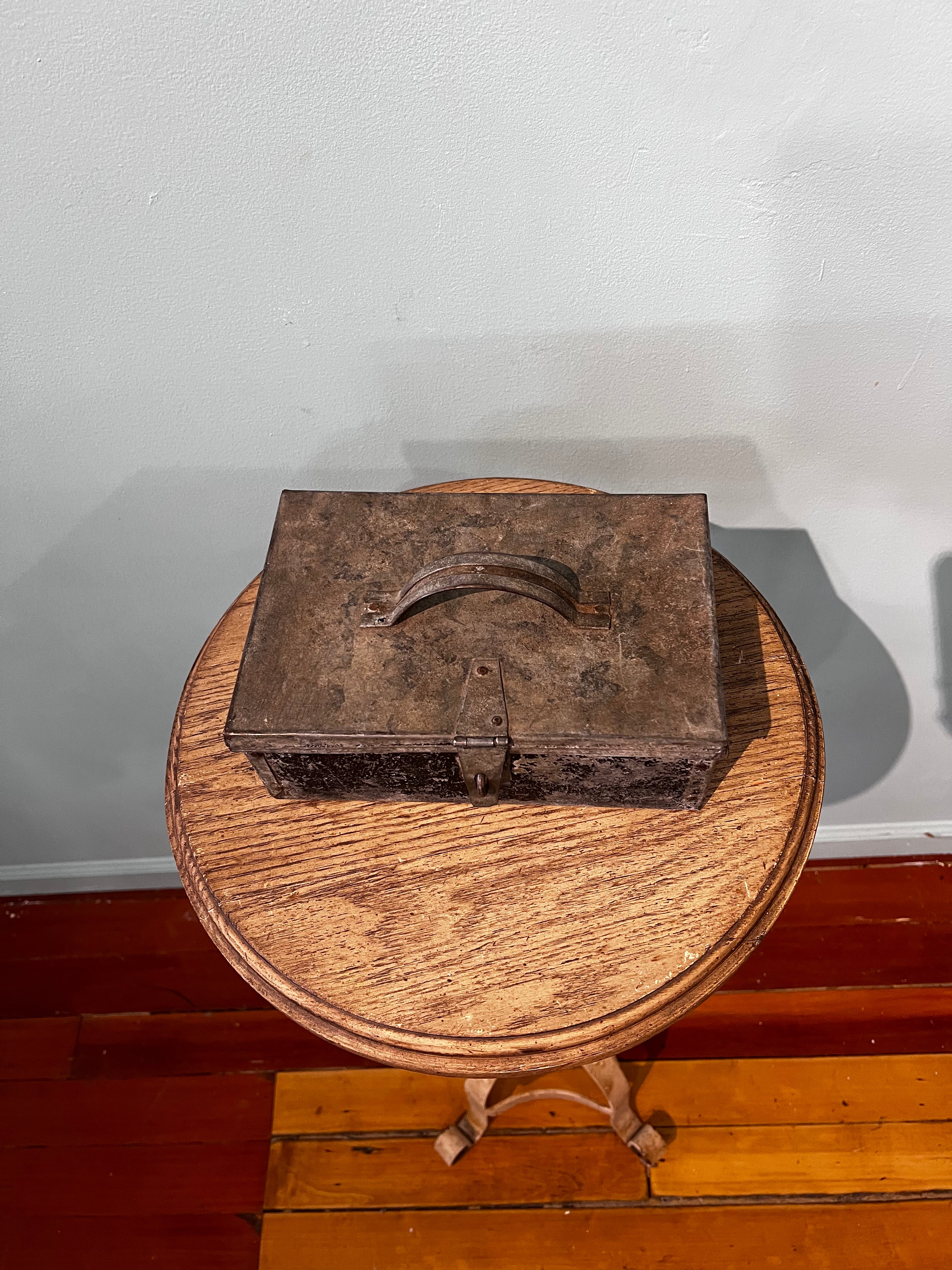 Black Patina Metal Box