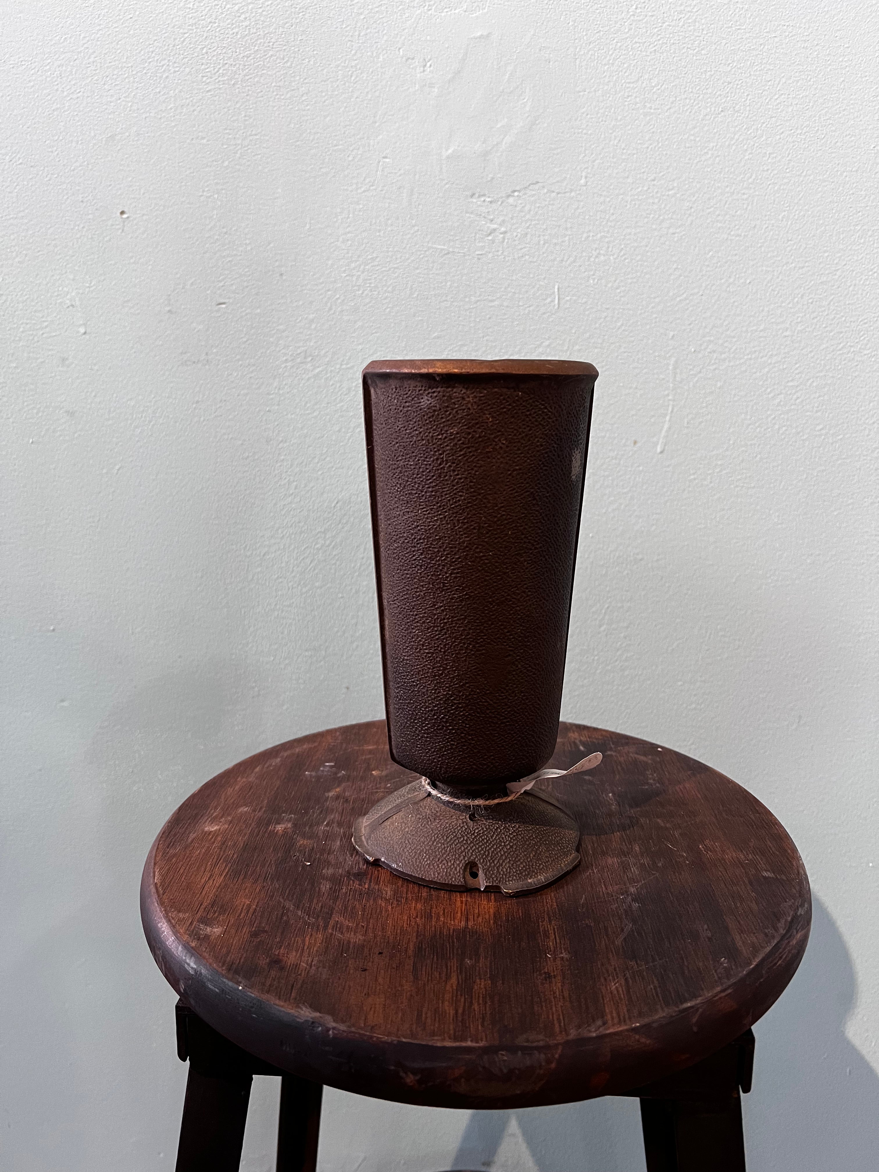 Antique Brass Cemetery Vase