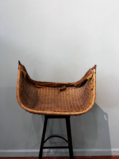 Vintage Wicker Wall Basket