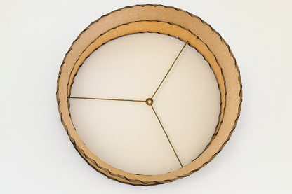 Handmade Stacked Hard Woven Lampshade