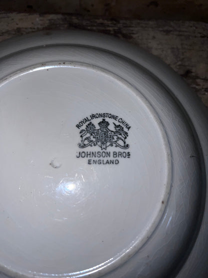 Johnson Bros Ironstone Saucer