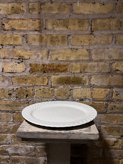Ironstone platter Sm.