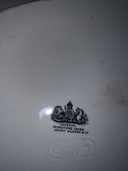 1880-1910 Henry Alcock white plate
