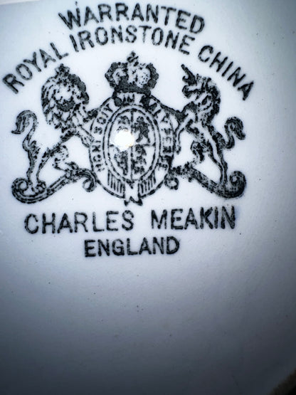 Ironstone Soup Bowl Meakin