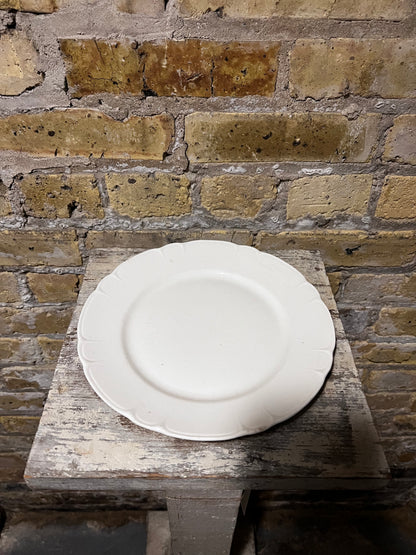 White Ceramic Plate