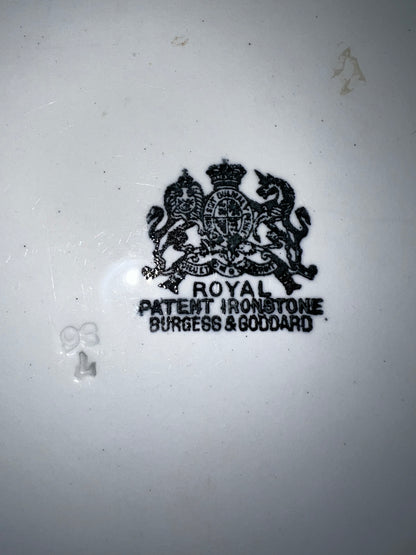 Antique Burgess & Goddard Platter