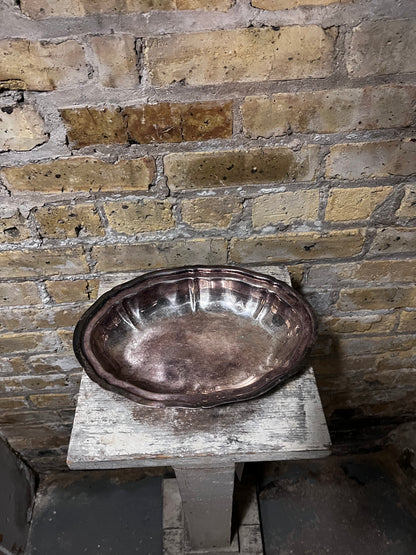 Silverplate Oval Tray