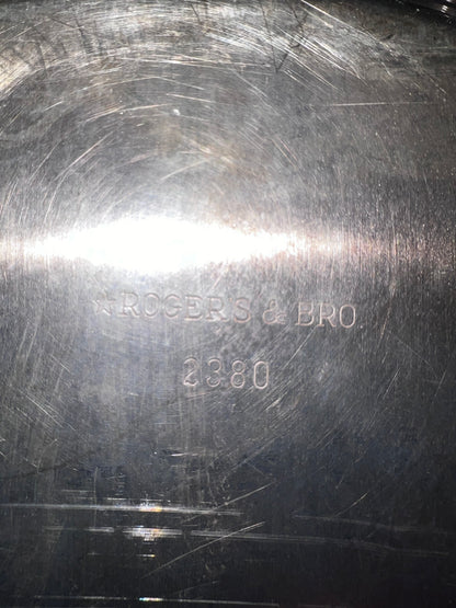 Lrg Silver Plate Tray