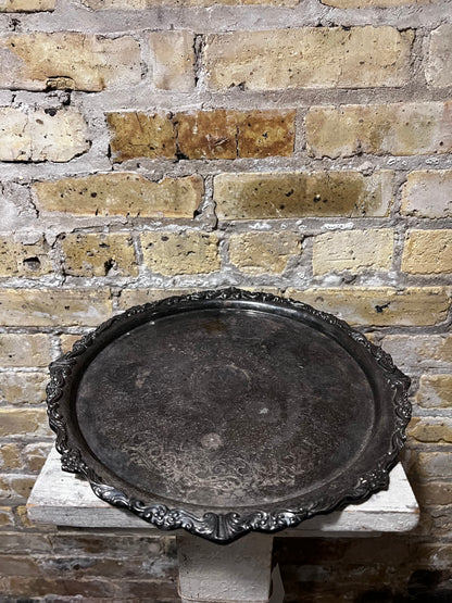 Lg Silverplate Tray