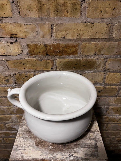 Ironstone Chamber Pot