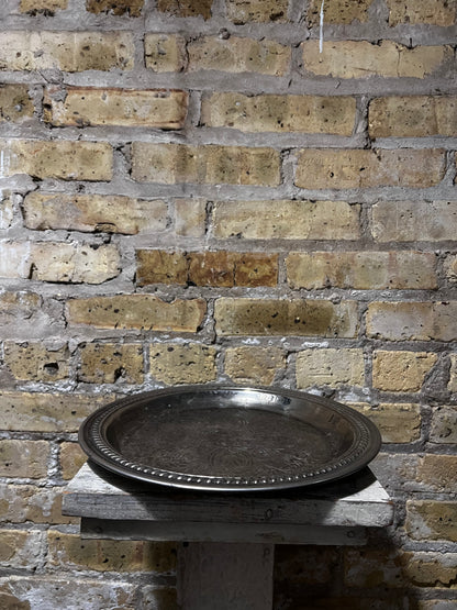 Lg Silverplate Tray